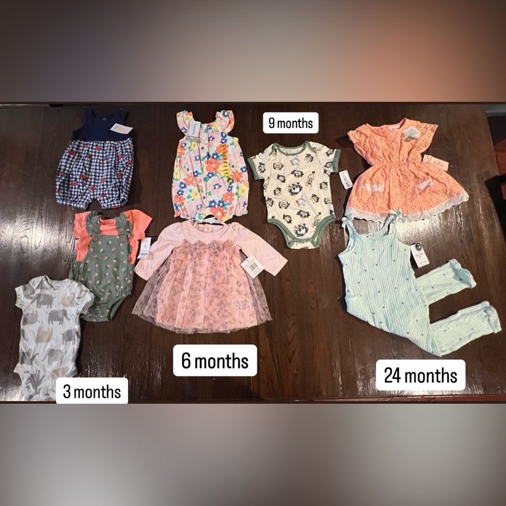 Brand new baby clothes bundle
